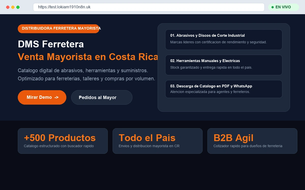 Captura DMS Ferretera Mayorista